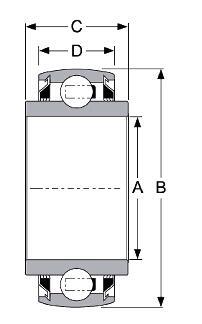 GW209PPB5 Round Bore Bearings Draft