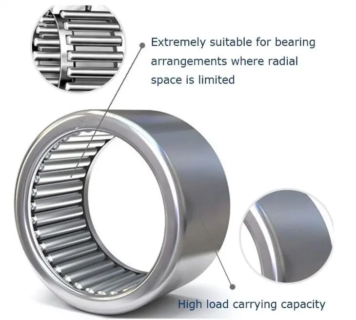 HK4020 Drawn Cup Needle Roller Bearing
